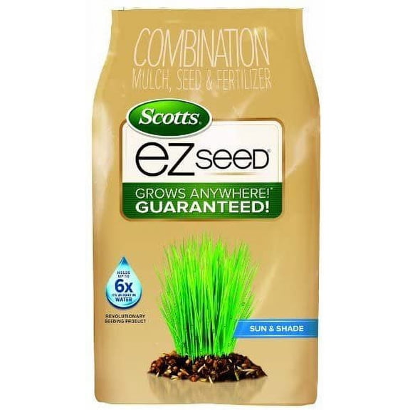 ScottsMiracle-Gro EZ Seed Grass Seed Mulch Fertilizer Mix - Combination Seed Fertilizer Mulch - 10 lbs