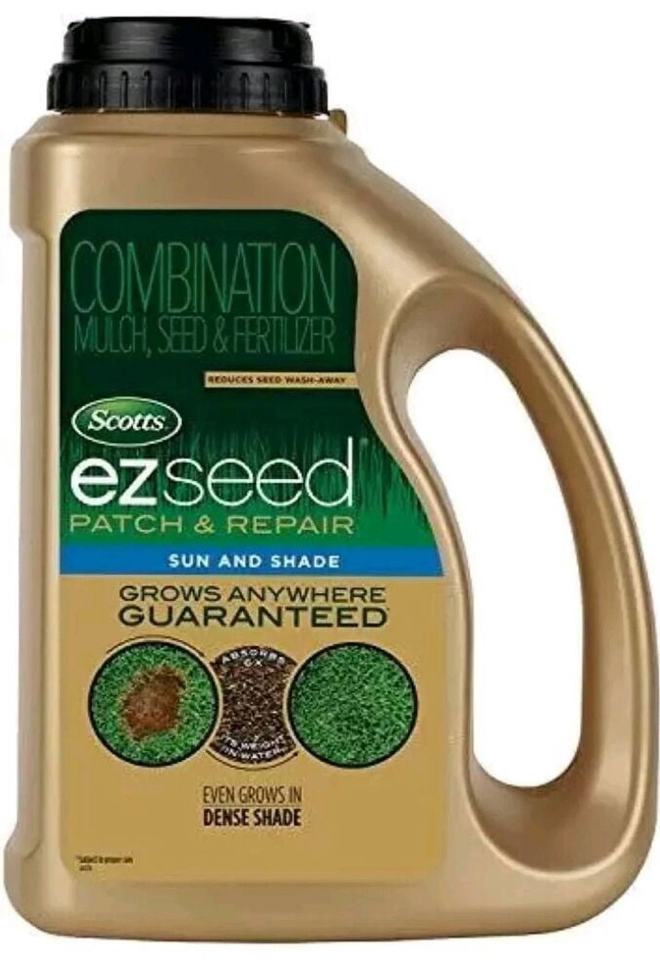 Scotts EZ Seed Patch & Repair Sun and Shade Mulch Grass Seed Fertilizer