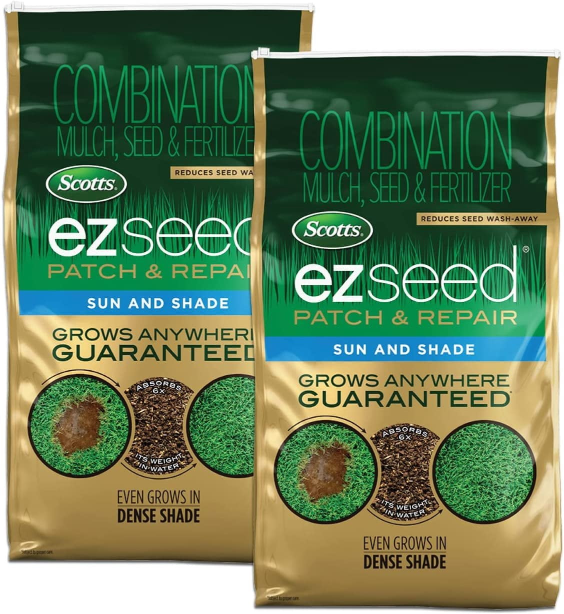 Scotts EZ Seed Patch & Repair Sun and Shade, 225 sq. ft Coverage, 10 lb ...
