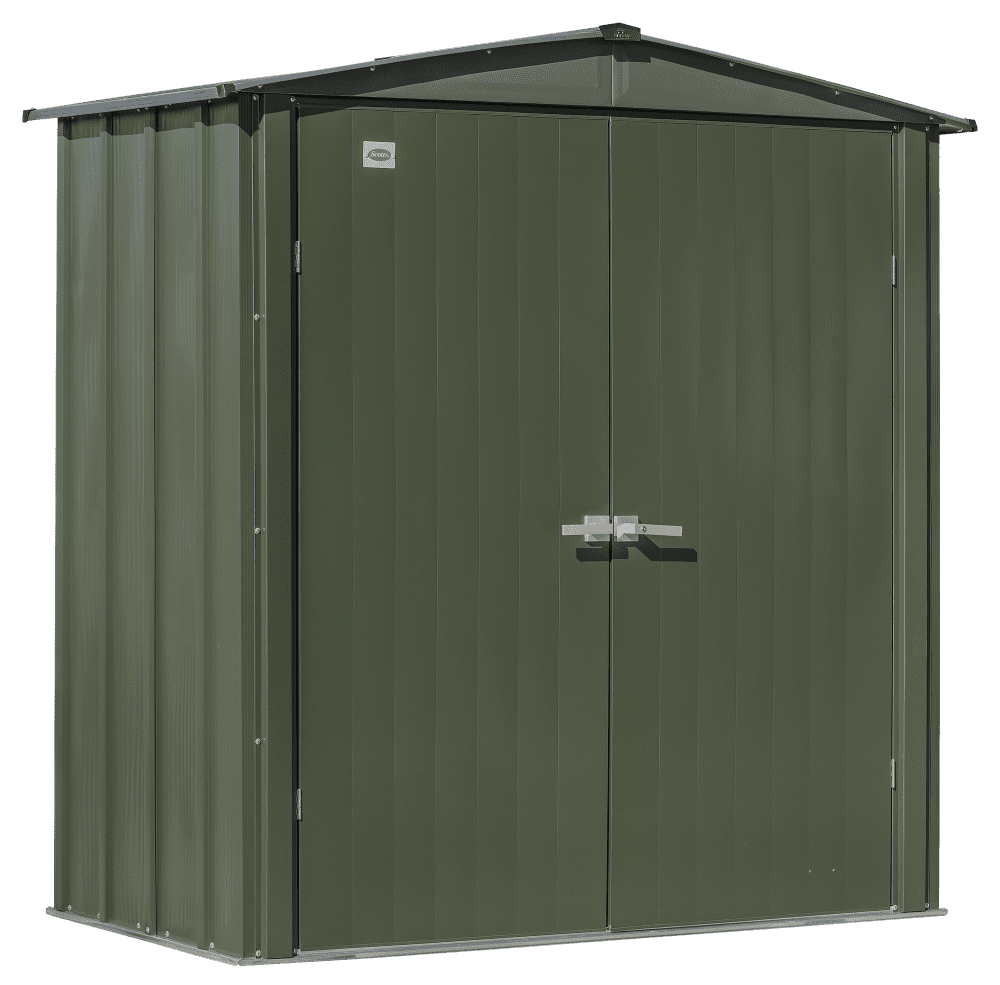 Green Steel 6 x 3 ft Garden Storage Shed Kit