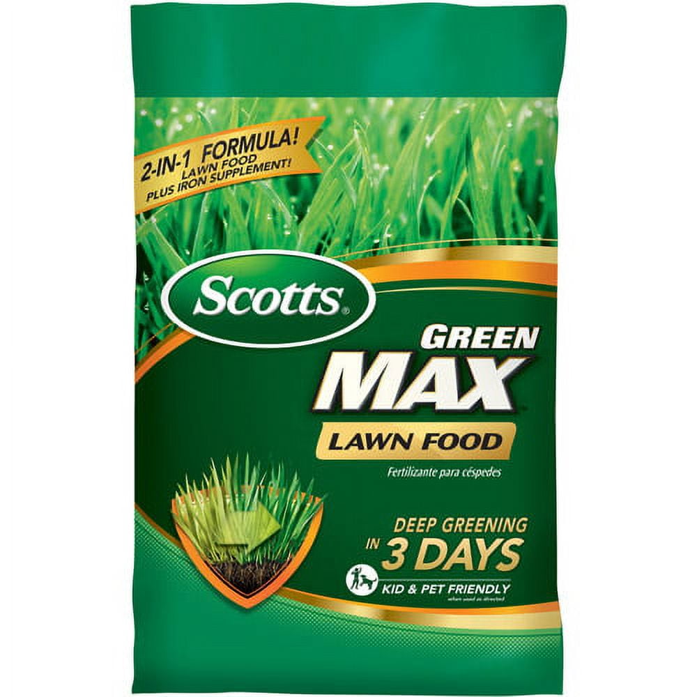 Scotts green max lawn cheap food