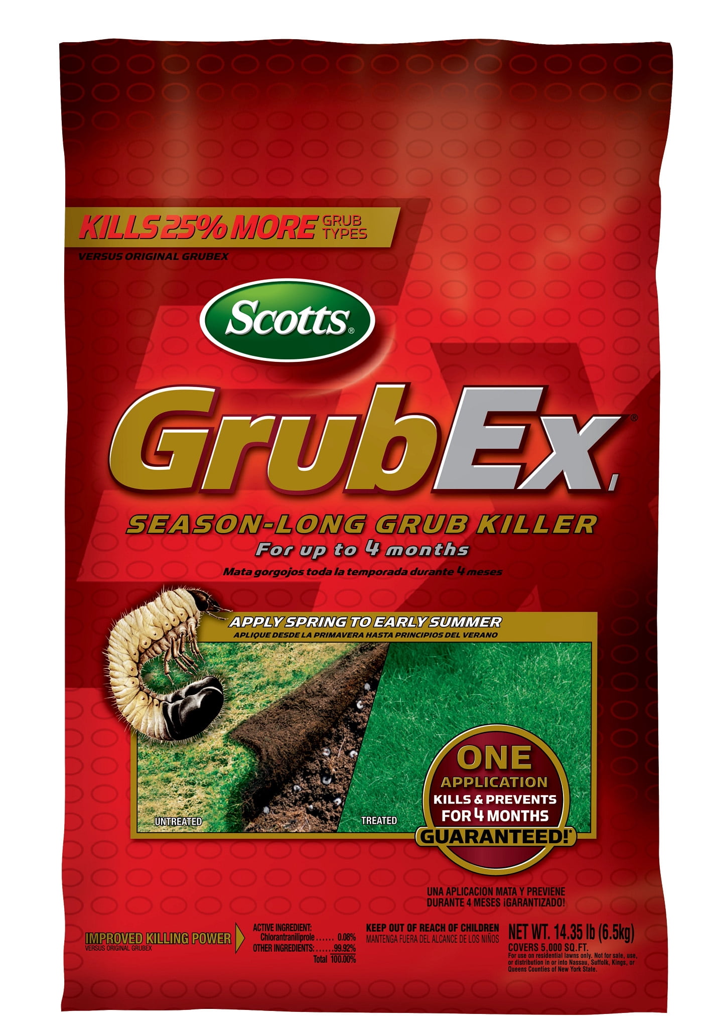 Scotts GrubEx1 Season Long Grub Killer, 10,000 sq. ft., 28.7 lbs.