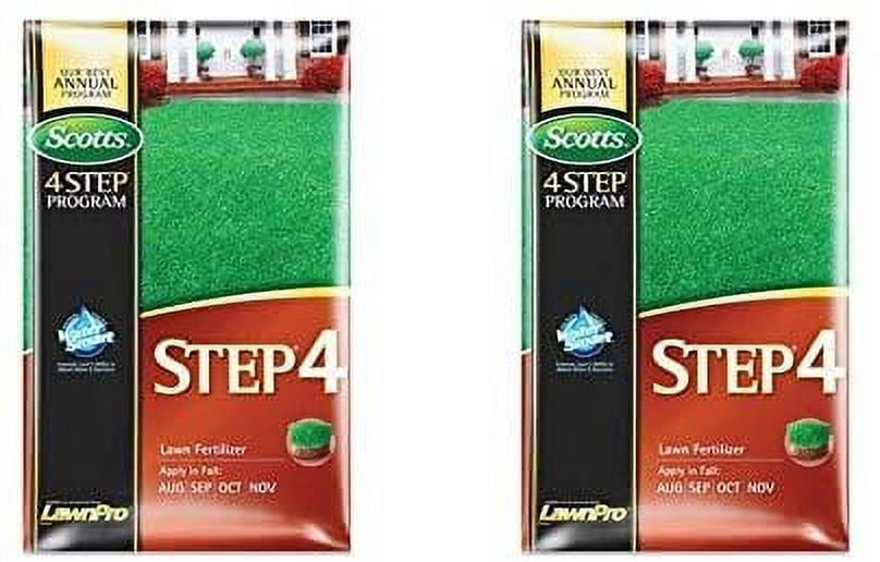 Scotts LawnPro Step 4 Lawn Fertilizer - Granules, Synthetic, 32-0-12 - Pack of 2, 12.5 lb — Outdoor & Indoor Plant Use, Easy Application