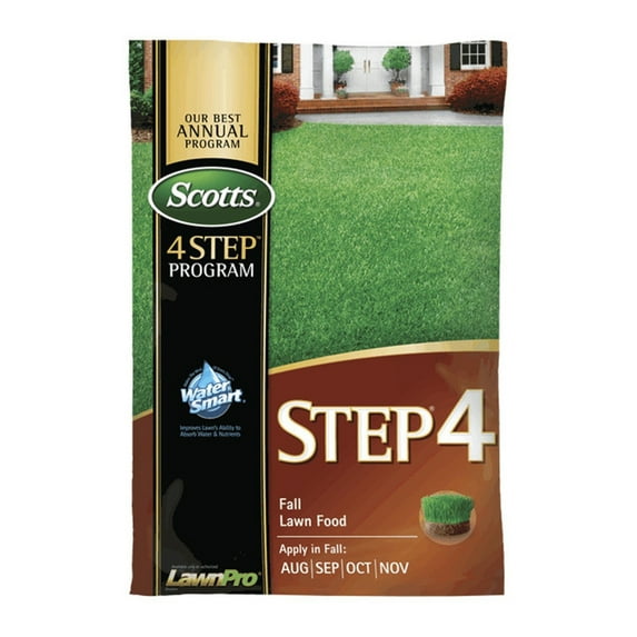 Scotts STEP 4 Fall Lawn Food, Fall Application (Covers up to 5,000 sq ft)