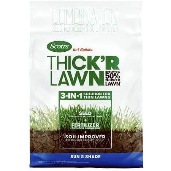 Scotts Lawns 30156 Turf Builder Thick R Lawn Food, 12-Lbs. - Quantity 4
