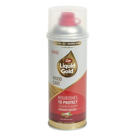 Scotts Liquid Gold Wood Care Pourable Surface Care Protection 14oz