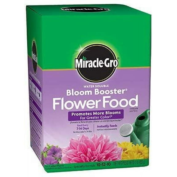Scotts Miracle Gro 146001 Bloom Booster, 10-52-10, 4-Lb. - Quantity 3