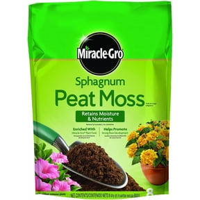 Scotts Miracle Gro Sphagnum Peat Moss Soil, 8 qt