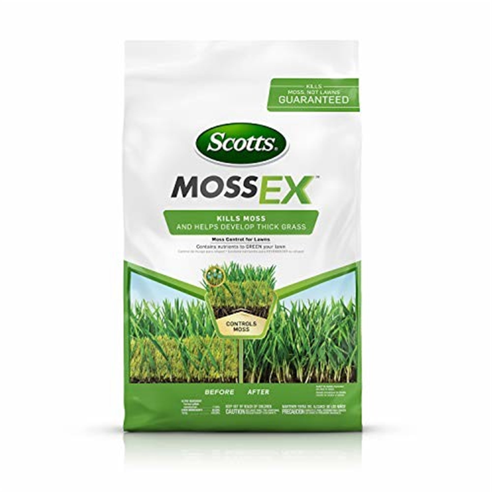 Scotts MossEx, Moss Killer for Lawns with Nutrients, 18.37 lbs