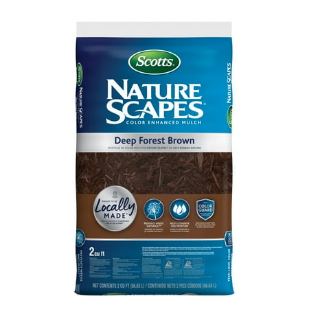 Scotts Nature Scapes Color Enhanced Mulch Deep Forest Brown 2 cu. ft.