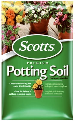 Scotts Organic Group 70751750 Premium Potting Soil with Fertilizer, 1-Cu.-Ft.
