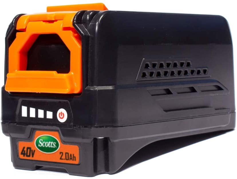 Scotts Outdoor Power Tools BL82040 40-Volt 2Ah Lithium-Ion Replacement Battery, Multi — Residential Use, Standard Application