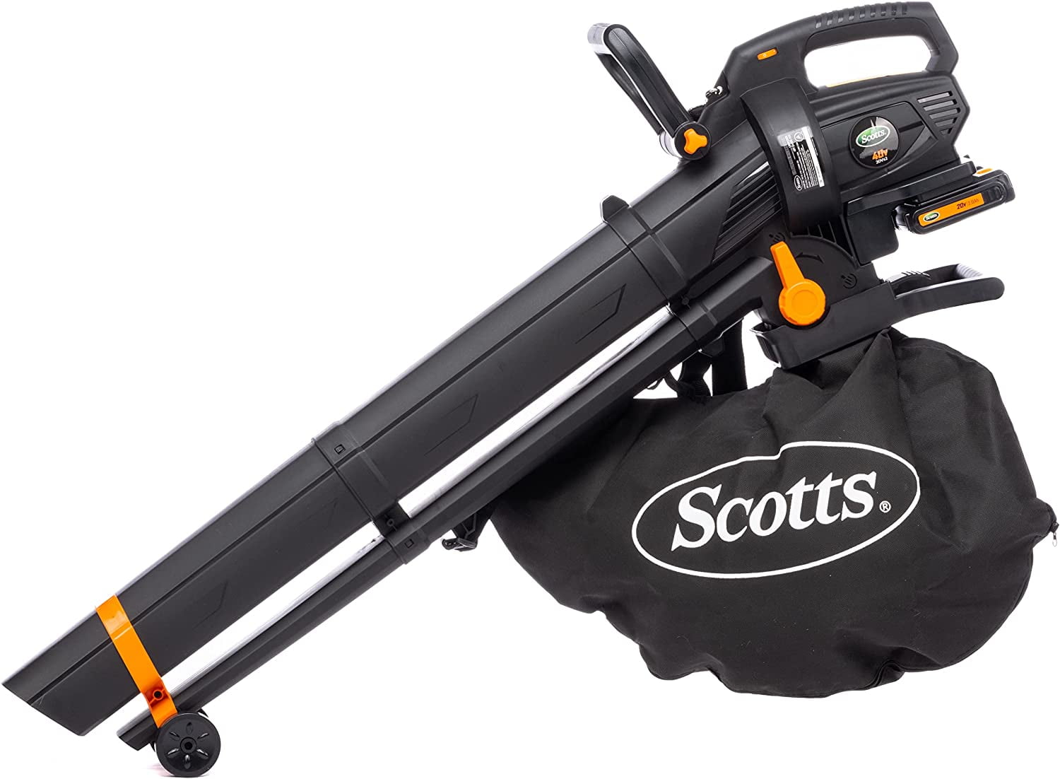 Scotts Outdoor Power Tools LB23020S 20-Volt 130 MPH 98 CFM Cordless Leaf  Blower, Black