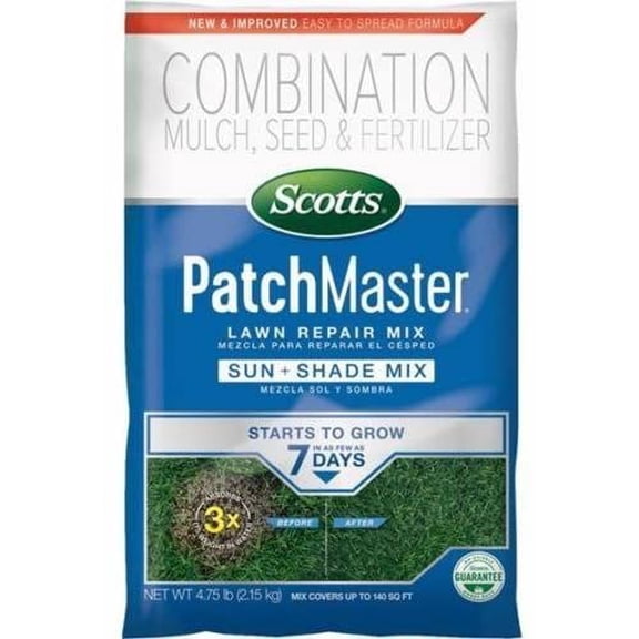 Scotts PatchMaster Lawn Repair Mix Grass Seed, 4.75 lbs