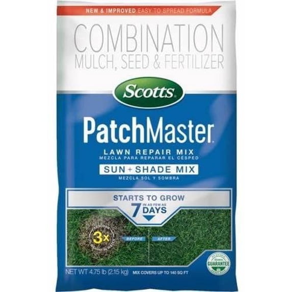 Scotts PatchMaster Lawn Repair Mix Grass Seed, 4.75 lbs