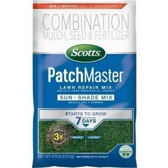 Scotts PatchMaster Lawn Repair Mix Grass Seed, 4.75 lbs