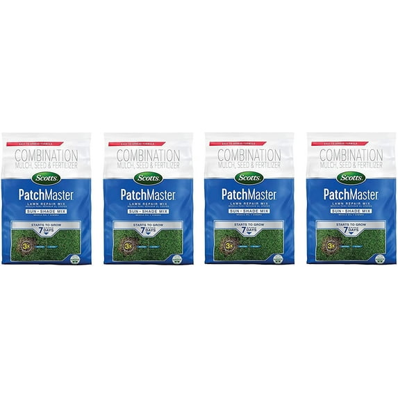 Scotts PatchMaster Lawn Repair Mix Sun and Shade - 10 lb, Fur k