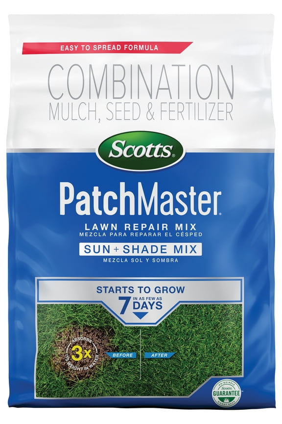 PatchMaster Lawn Repair Mix Sun + Shade Mix, 10 lbs.