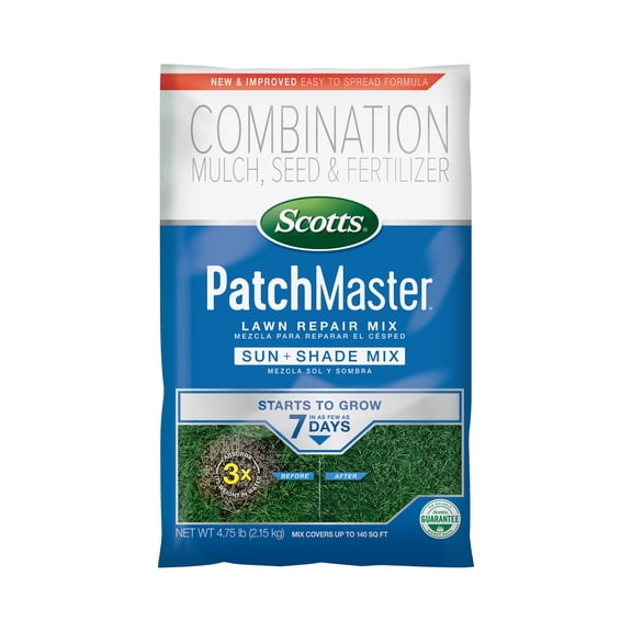 Scotts PatchMaster Sun and Shade Mix Grass Patch and Repair, 4.75 Lb Bag, 14905 - Pack of 20