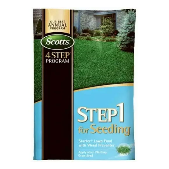 Scotts Step 1 for Seeding Starter Lawn Food with Weed Preventer