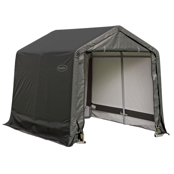 Scotts 8 x 8 x 8 ft Green Storage Shed Peak