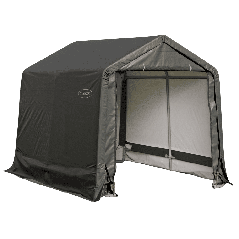 Scotts 8' x 8' Green All-Season Outdoor Storage Shed