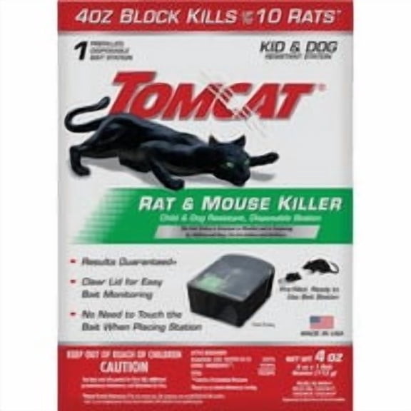 Scotts Tomcat Tomcat Disposable Rat & Mouse Bait Station - Pack of 7 Shop Supply Pack