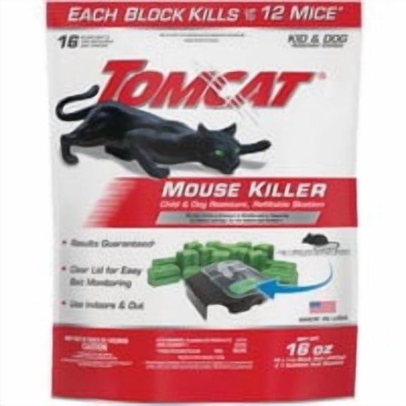 Scotts Tomcat Tomcat Mouse Killer I Refillable Mouse Bait Station - Pack of 7