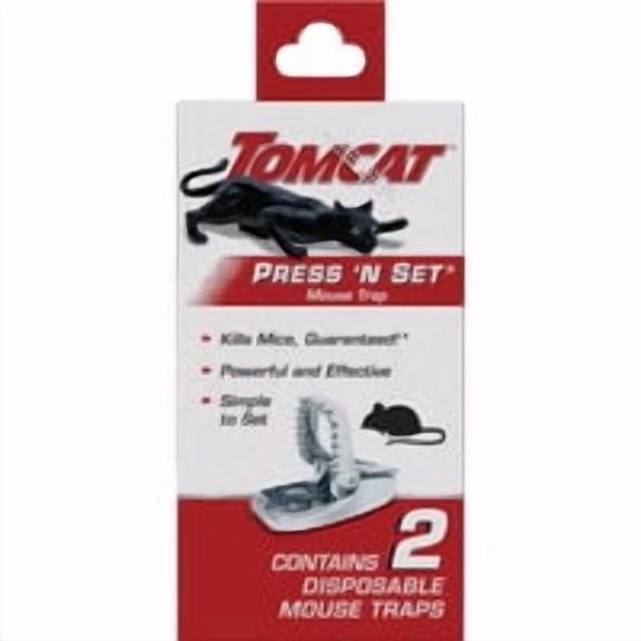 Scotts Tomcat Tomcat Press 'N Set Mouse Trap - Pack of 7 Contractor Value Pack