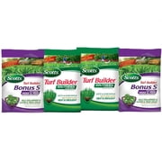 Scotts Turf Builder 4-Bag Southern Lawn Care Bundle, For Small Yards, 5,000 sq. ft.