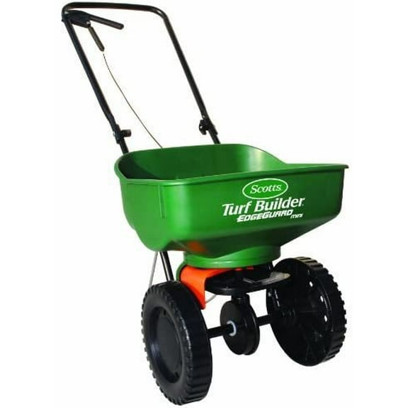 Scotts Turf Builder EdgeGuard Mini Push Spreader For Fertilizer