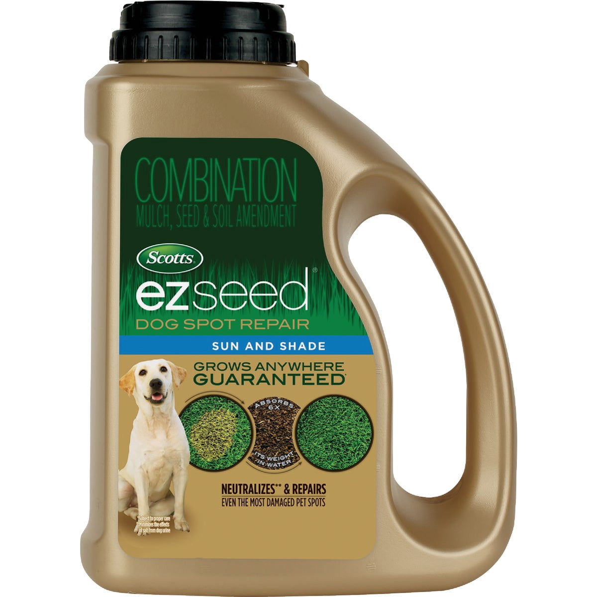 ScottsMiracle-Gro Scotts Turf Builder Ez Seed Dog Spot Repair Sun and Shade - Grass Repair - 2 Lb. — Residential Use, Standard Application