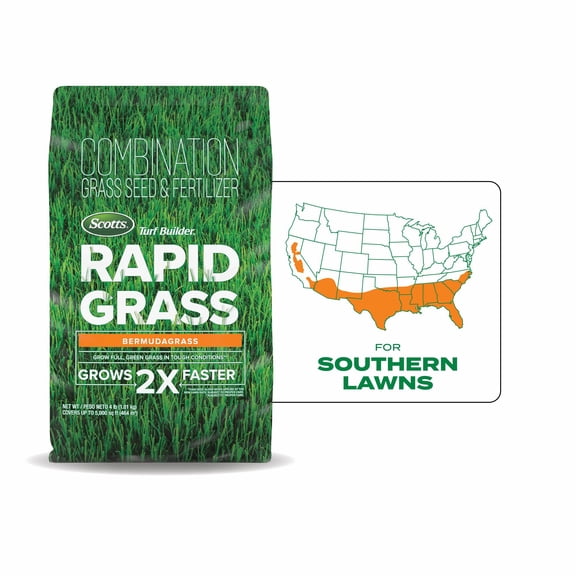 Scotts Turf Builder Grass Seed Bermudagrass, 4 lbs.