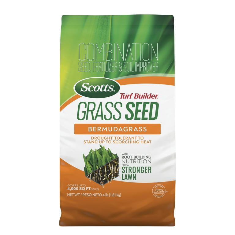 Scotts Turf Builder Grass Seed Bermudagrass, 4 lbs. - Walmart.com