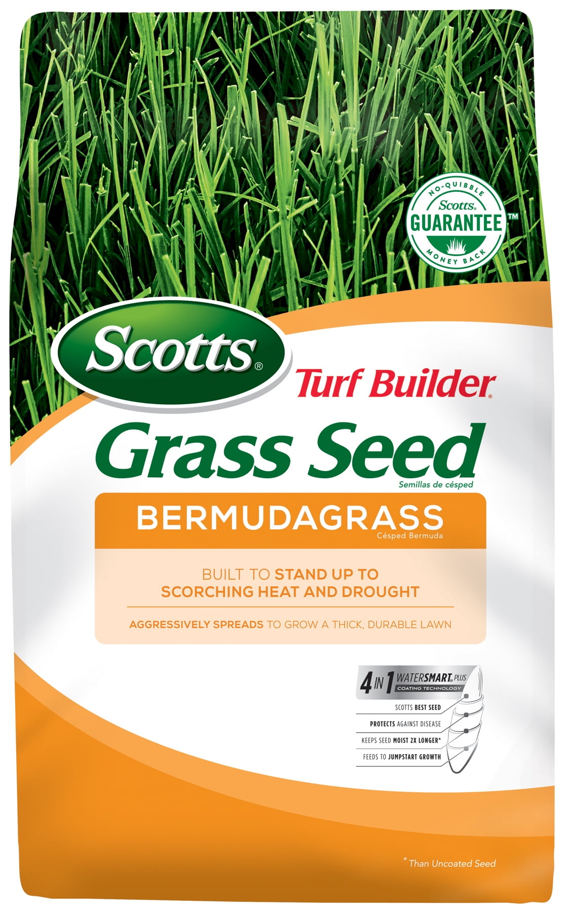 Scotts Turf Builder Grass Seed Bermudagrass, 5 lb., Drought Tolerant