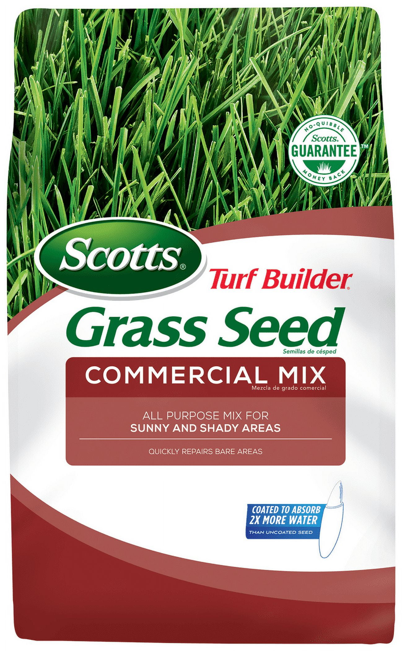 Scotts Turf Builder Grass Seed Sun & Shade Mix 20 lbs