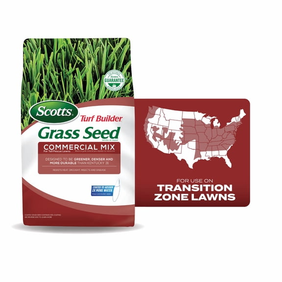 Scotts Turf Builder Grass Seed Commercial Mix for Tall Fescue Lawns, 7 lbs.