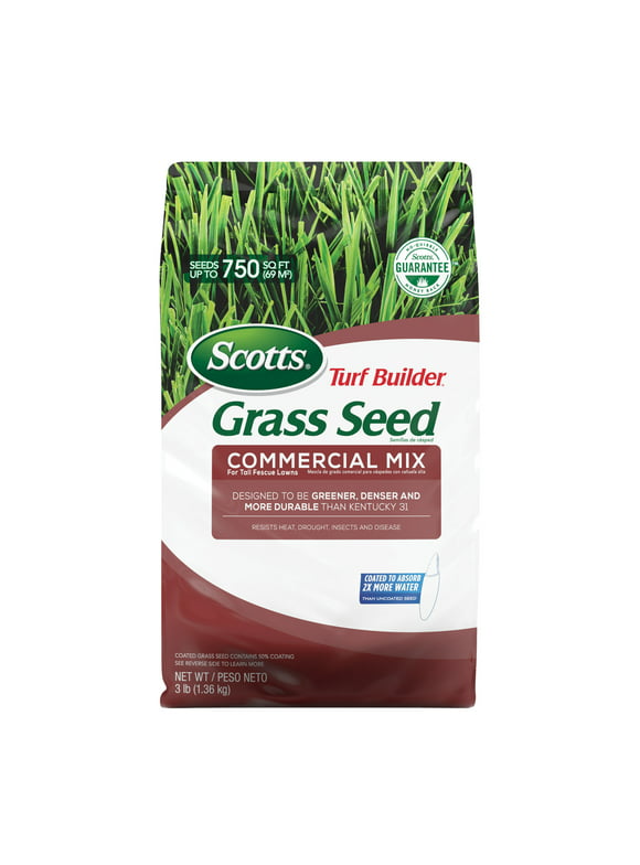 Scotts Turf Builder Grass Seed Commercial Mix for Tall Fescue Lawns (South) 3 lbs.