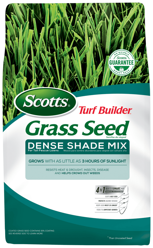 Scotts Turf Builder Grass Seed Dense Shade Mix, 3 lb. Scotts Turf Builder Grass Seed Dense Shade Mix, 3 lb.