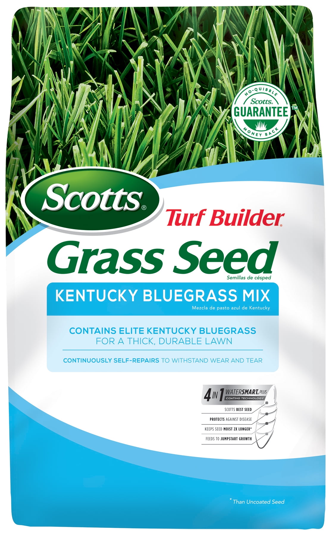 Scotts Turf Builder Grass Seed Kentucky Bluegrass Mix, 3 lbs