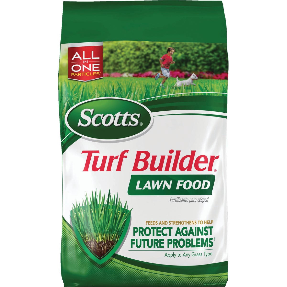 Scotts Turf Builder Lawn Food, 12.5 lb. - Lawn Fertilizer Feeds and Strengthens Grass to Protect Against Future Problems - Build Deep Roots - Apply to Any Grass Type - Covers 5,000 sq. ft. - 5 Pack