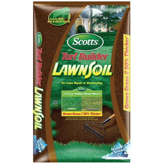 Scotts Turf Builder LawnSoil, 1 cu. ft., Contains Fertilizer