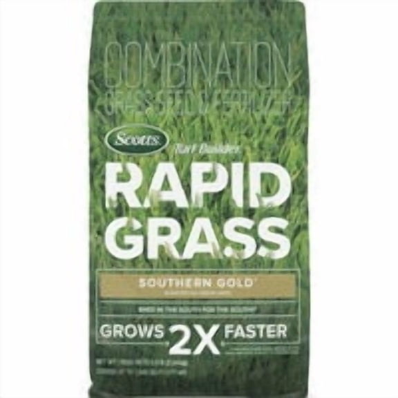 Scotts Turf Builder Rapid Grass Southern Gold Blend for Tall Fescue Lawns - Combination Grass Seed & Lawn Fertilizer, Covers Up to 1,845 sq. ft., 5.6 lb.