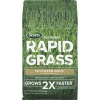 Scotts Turf Builder Rapid Grass Southern Gold Blend for Tall Fescue Lawns - Combination Grass Seed & Lawn Fertilizer, Covers Up to 1,845 sq. ft., 5.6 lb.