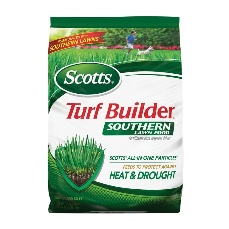 Scotts Turf Builder 14.06 lb. 5,000 sq. ft. Southern Lawn Fertilizer Scotts Turf Builder 14.06 lb. 5,000 sq. ft. Southern Lawn Fertilizer
