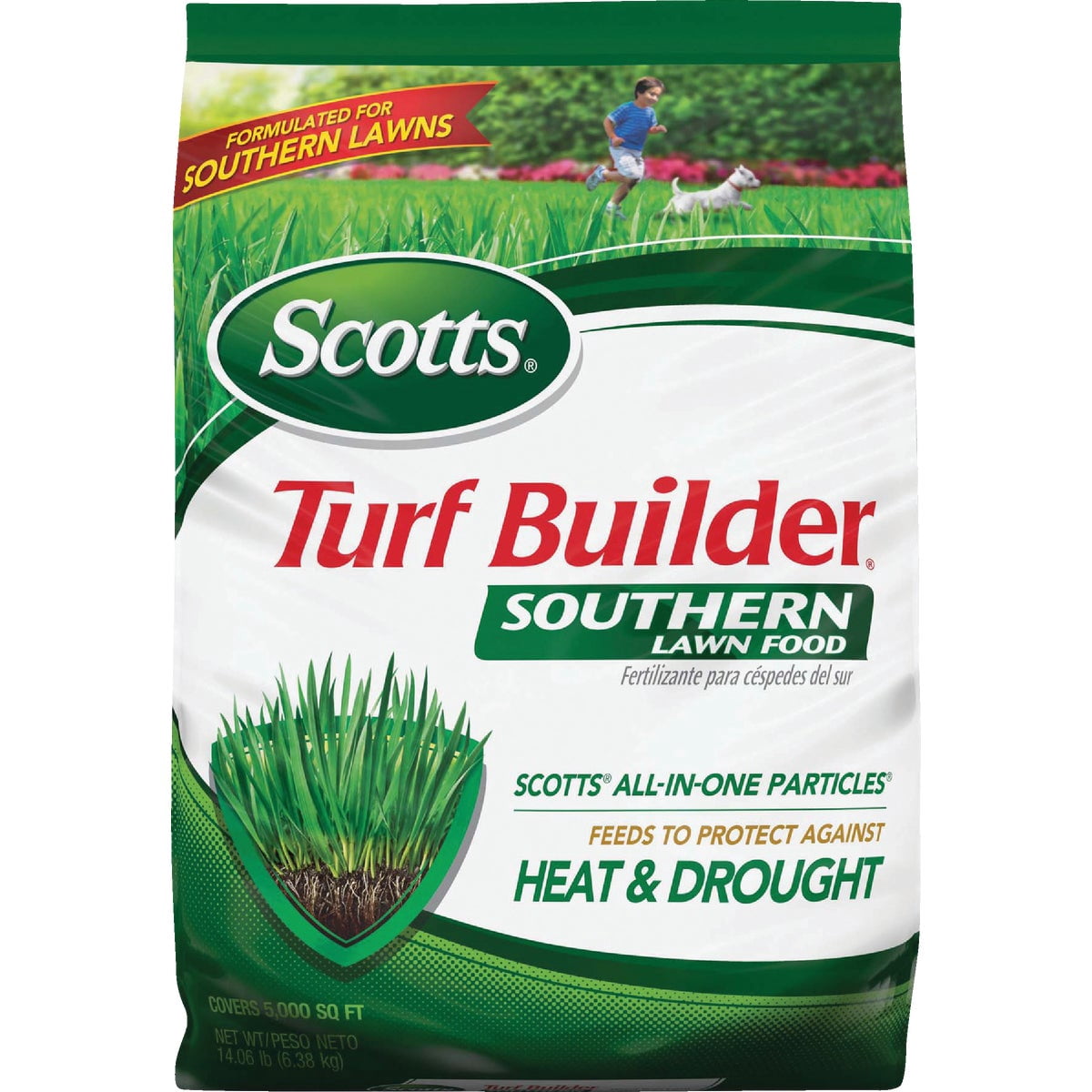 Scotts Turf Builder Southern Lawn Food, 5,000 sq. ft. Pack-of 3 — Residential Use, Standard Application