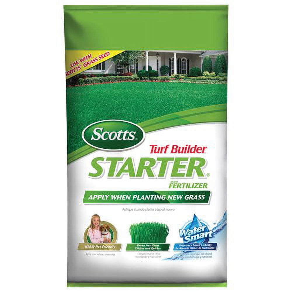 Scotts Turf Builder Starter Fertilizer, 15 lb., Covers up to 5,000 sq. ft.