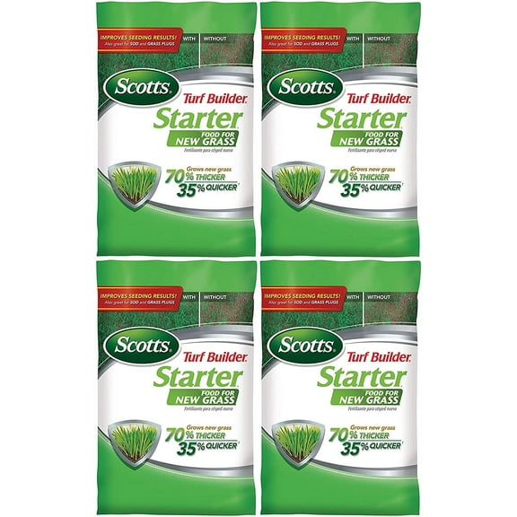 Scotts Turf Builder Starter Food for New Grass - Lawn Fertilizer - 15 lb, Covers 5,000 sq ft