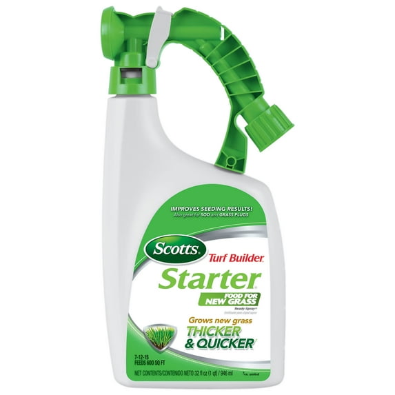 Scotts Turf Builder Starter Food for New Grass Ready-Spray, 32 fl. oz.