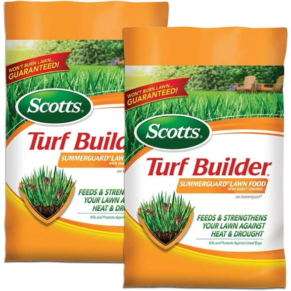 Scotts Turf Builder SummerGuard Lawn Food with Insect Control - 5,000 sq. ft., 2-Pack